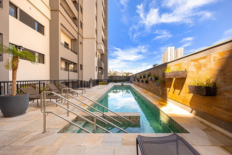 Estúdio Moderno no Bresser • Próx. Metrô • AP 113