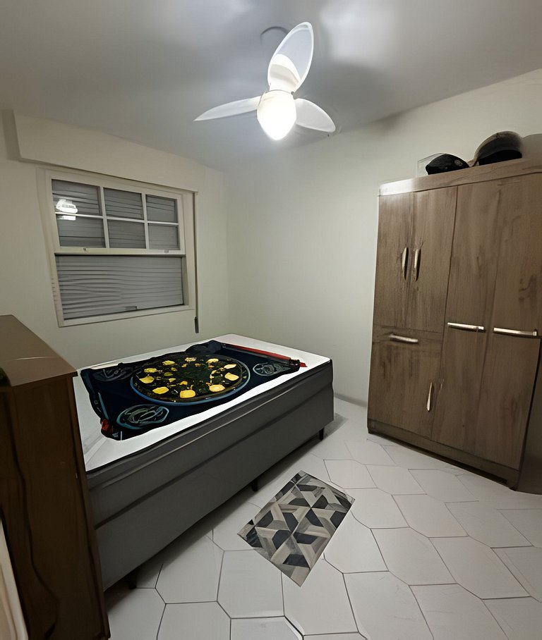 Apartamento pé na areia Praia dos Milionários.