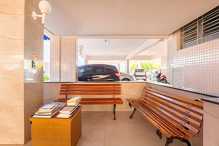 Apartamento pé na areia Praia dos Milionários.