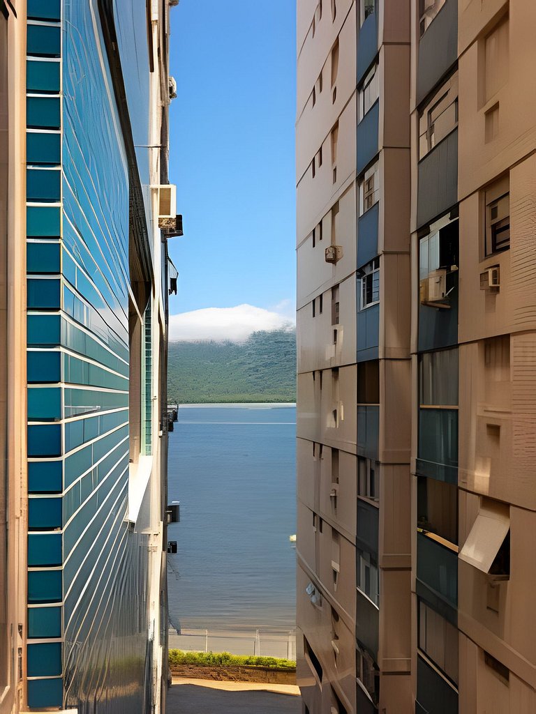 Apartamento pé na areia Praia dos Milionários.