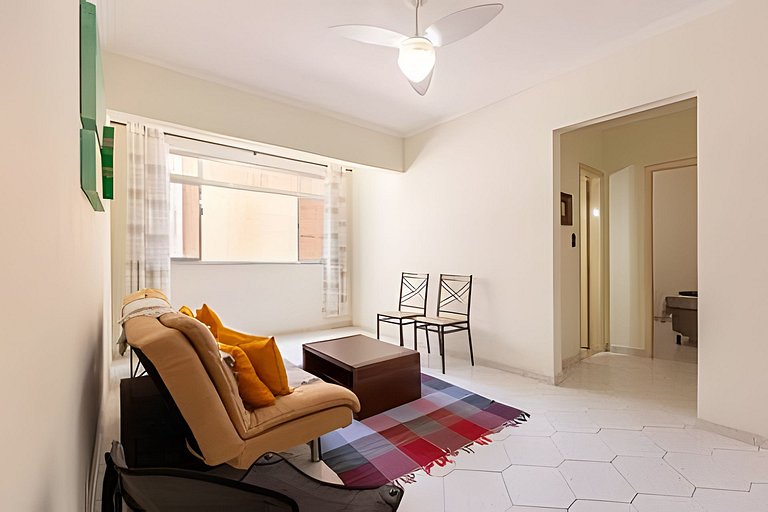 Apartamento pé na areia Praia dos Milionários.