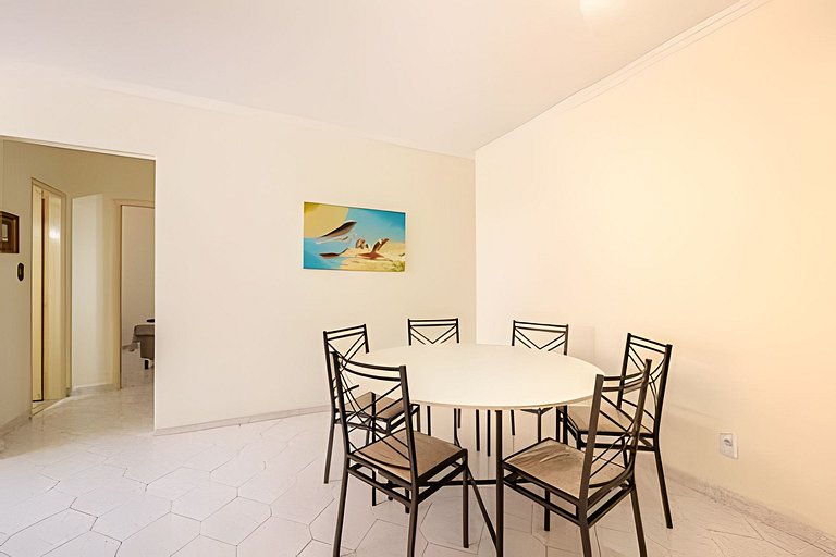Apartamento pé na areia Praia dos Milionários.