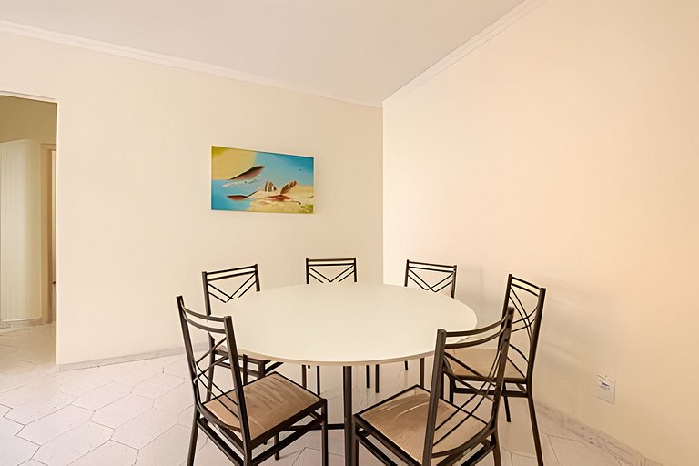 Apartamento pé na areia Praia dos Milionários.