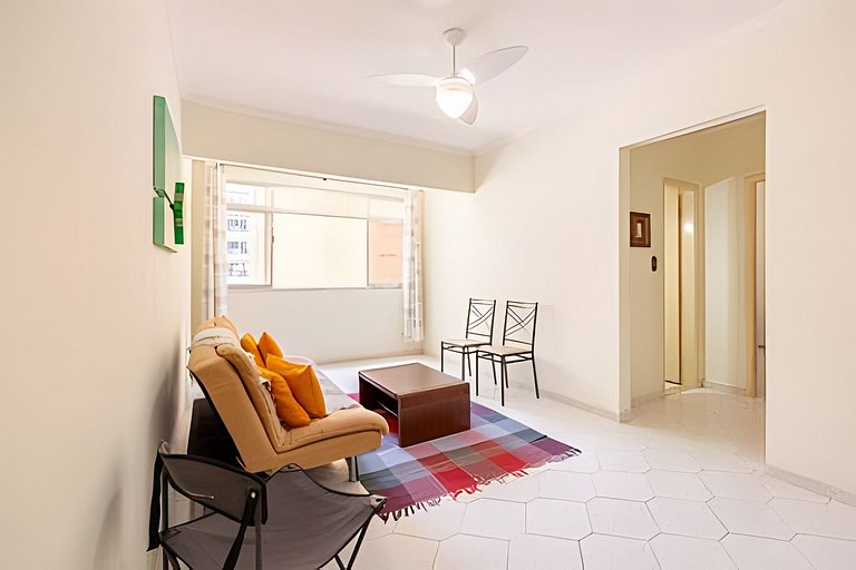 Apartamento pé na areia Praia dos Milionários.