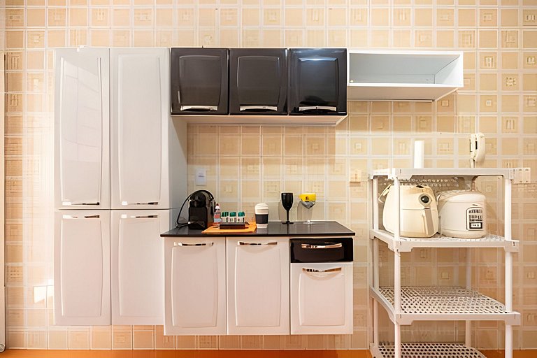 Apartamento pé na areia Praia dos Milionários.