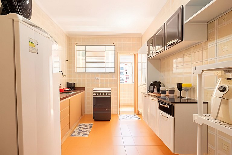 Apartamento pé na areia Praia dos Milionários.