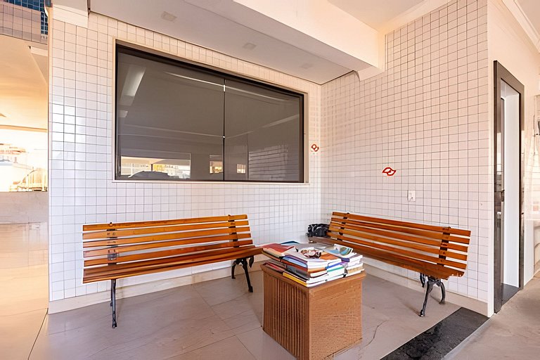 Apartamento pé na areia Praia dos Milionários.