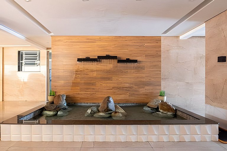 Apartamento pé na areia Praia dos Milionários.