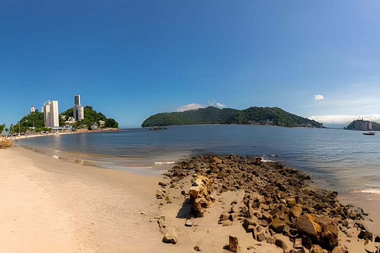 Apartamento pé na areia Praia dos Milionários.