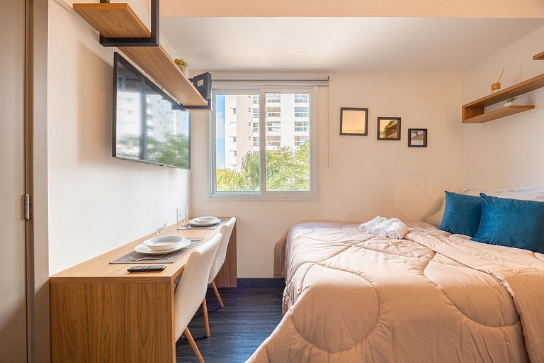 Premium Studio 203 | Conforto e Localização