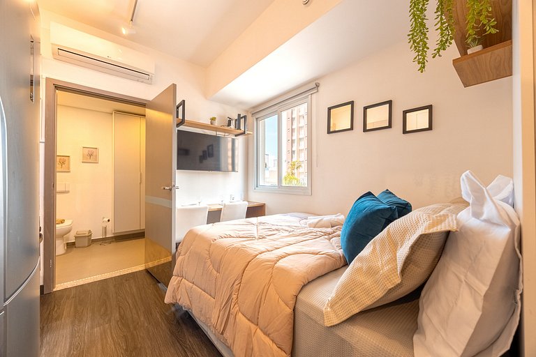 Premium Studio 203 | Conforto e Localização
