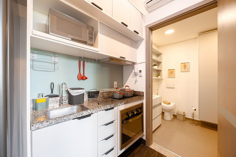 Premium Studio 203 | Conforto e Localização