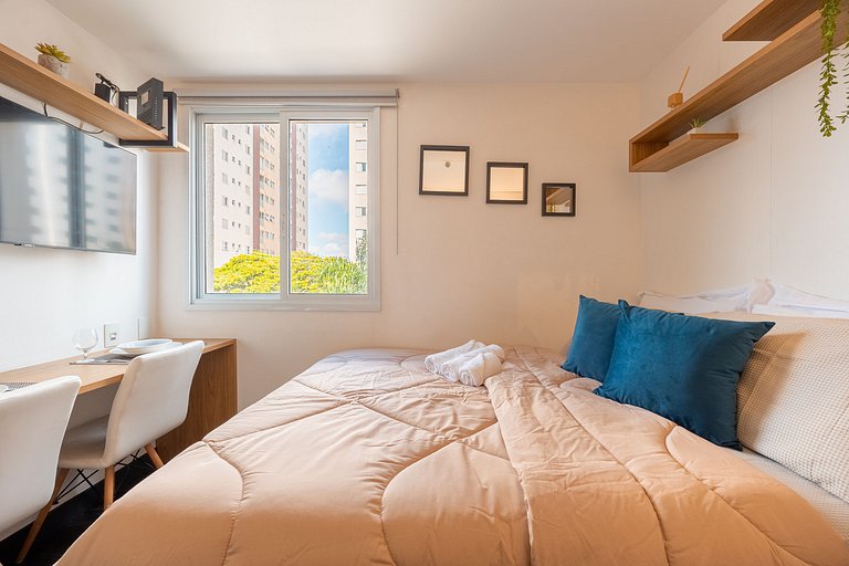 Premium Studio 203 | Conforto e Localização