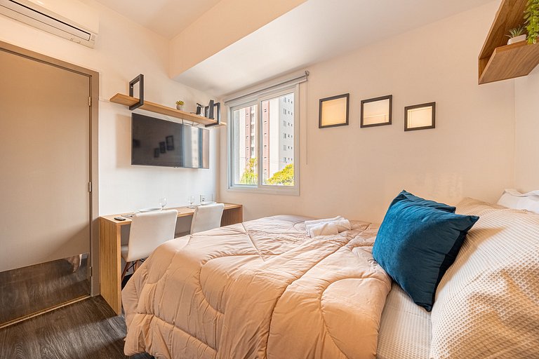 Premium Studio 203 | Conforto e Localização