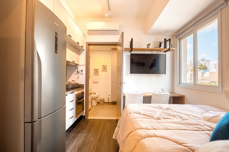 Premium Studio 203 | Conforto e Localização