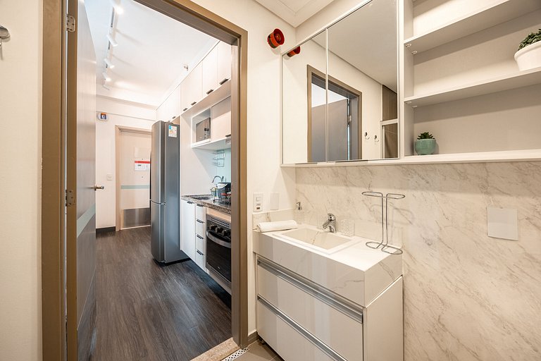 Premium Studio 203 | Conforto e Localização