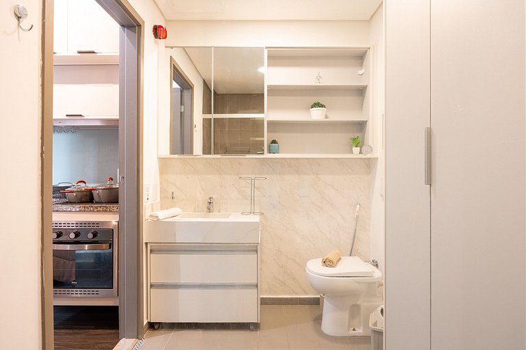 Premium Studio 203 | Conforto e Localização