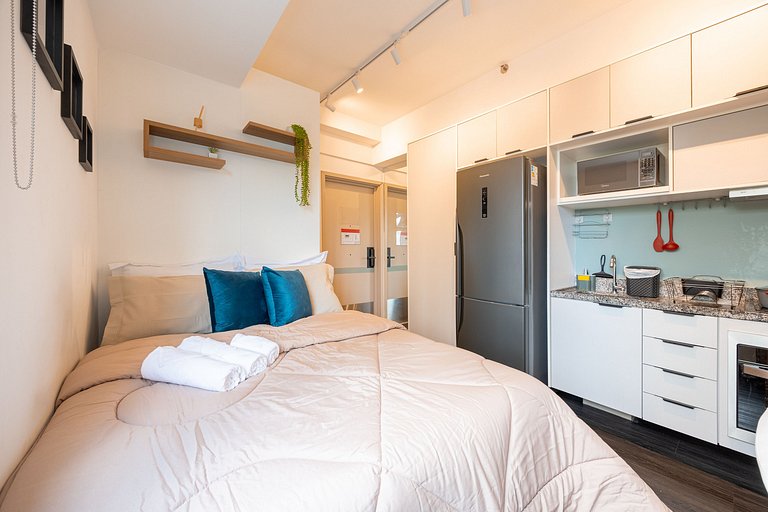 Premium Studio 203 | Conforto e Localização