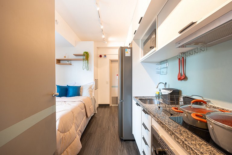Premium Studio 203 | Conforto e Localização