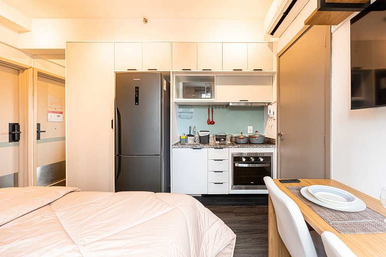 Premium Studio 203 | Conforto e Localização