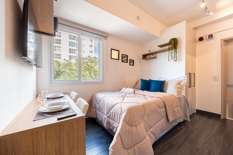 Premium Studio 203 | Conforto e Localização