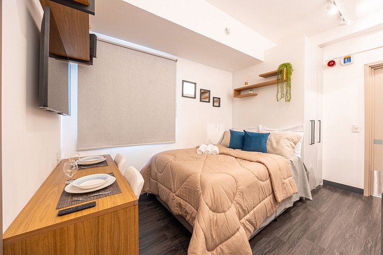 Premium Studio 203 | Conforto e Localização