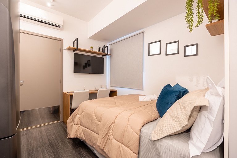 Premium Studio 203 | Conforto e Localização