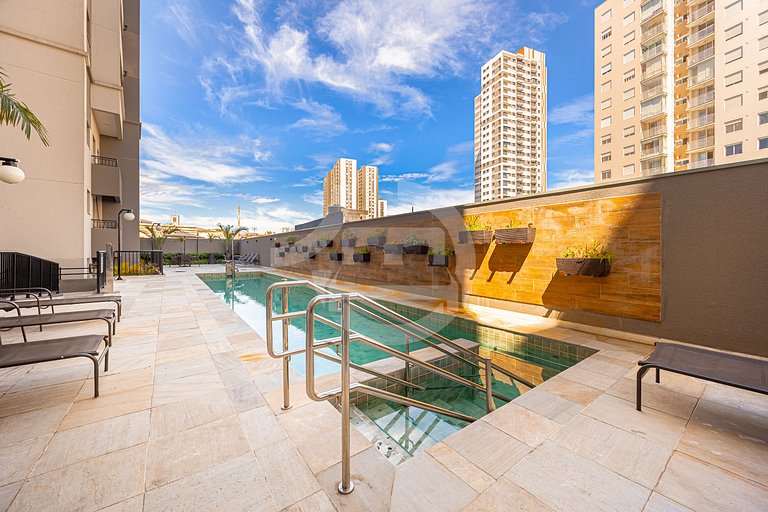 Estúdio Moderno no Bresser • Próx. Metrô • AP 103