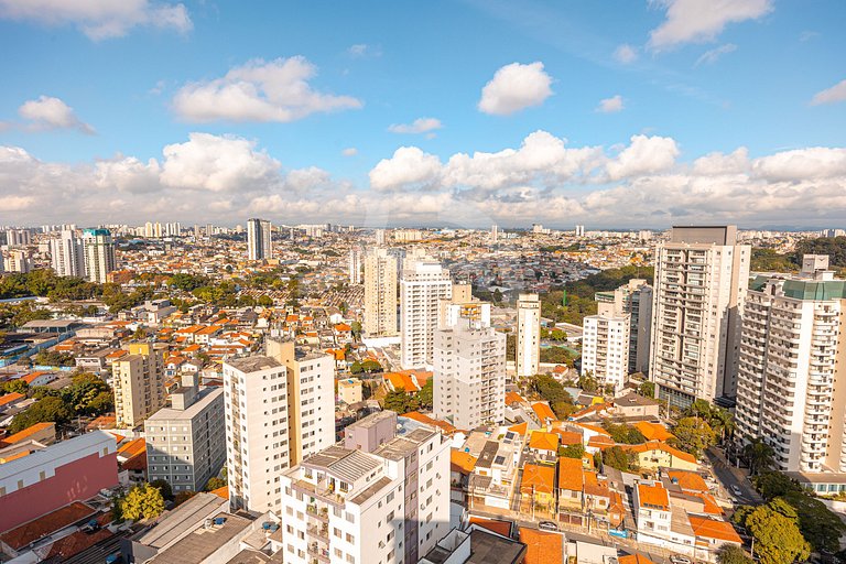 Flat com 1 vaga estacionamento | UN1601