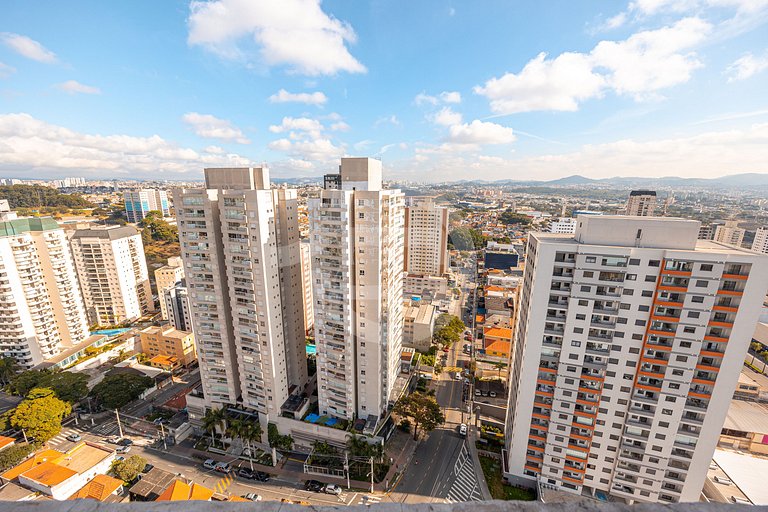 Flat com 1 vaga estacionamento | UN1103