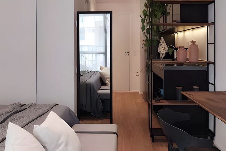 Hospedez | Estudio Premium Morumbi -UN1618