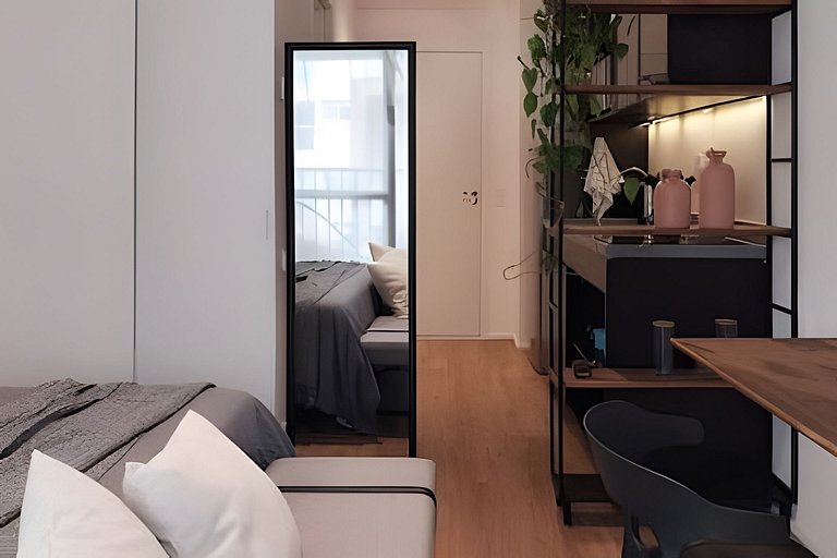 Hospedez | Estudio Premium Morumbi -UN1618