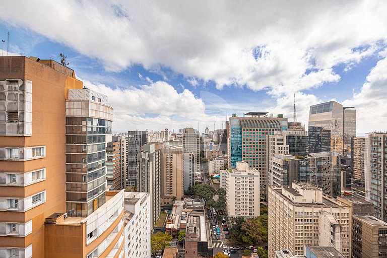 Studio Premium na Al. Santos | Metrô e Paulista