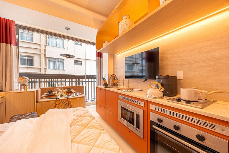 Studio Premium na Al. Santos | Metrô e Paulista