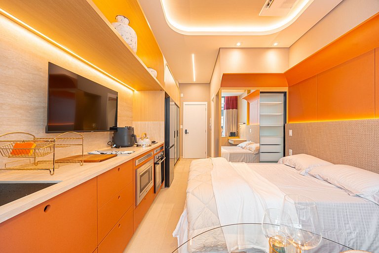 Studio Premium na Al. Santos | Metrô e Paulista