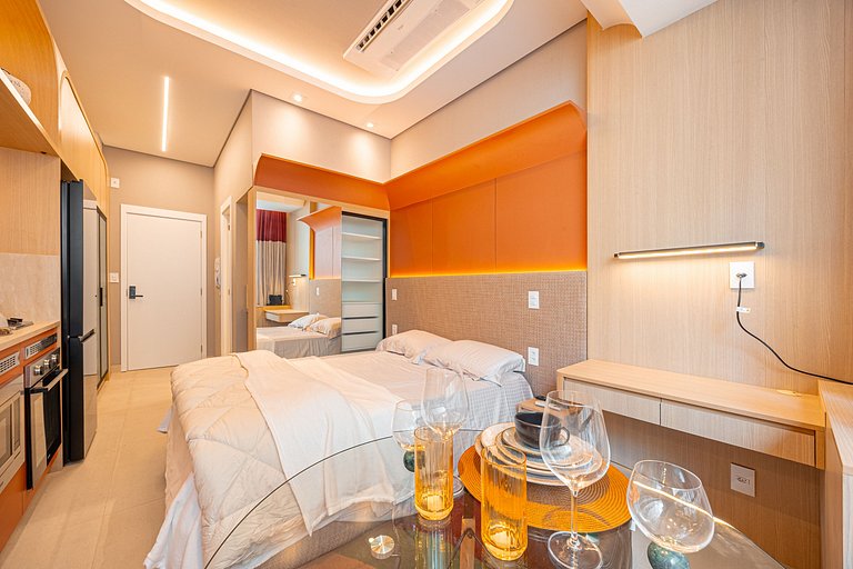Studio Premium na Al. Santos | Metrô e Paulista