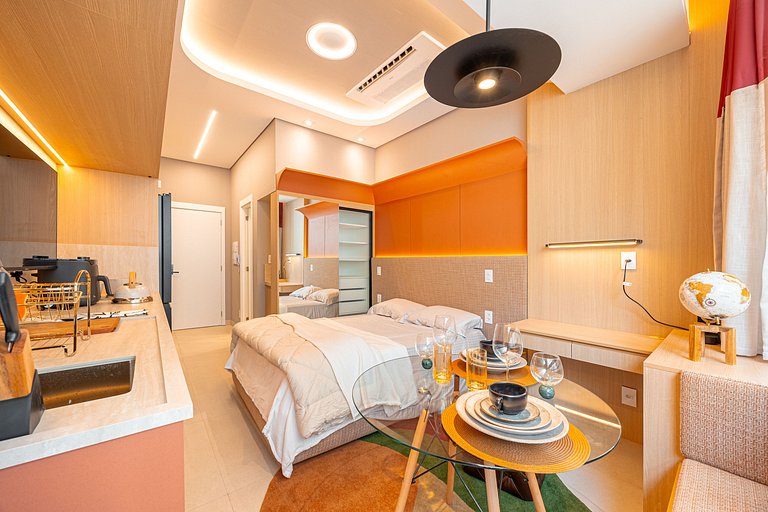 Studio Premium na Al. Santos | Metrô e Paulista