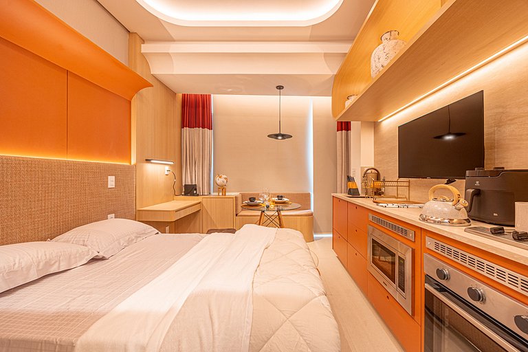 Studio Premium na Al. Santos | Metrô e Paulista
