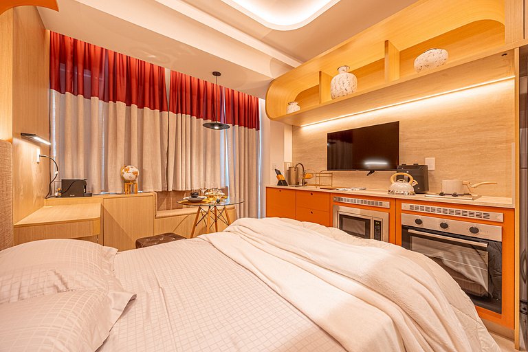 Studio Premium na Al. Santos | Metrô e Paulista