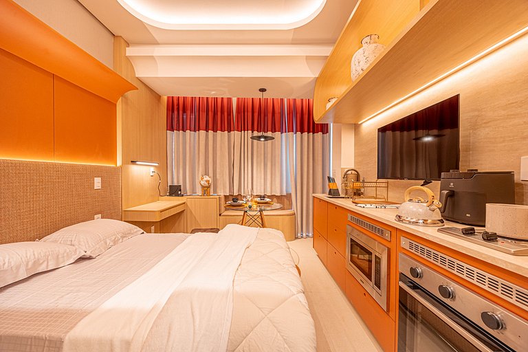 Studio Premium na Al. Santos | Metrô e Paulista