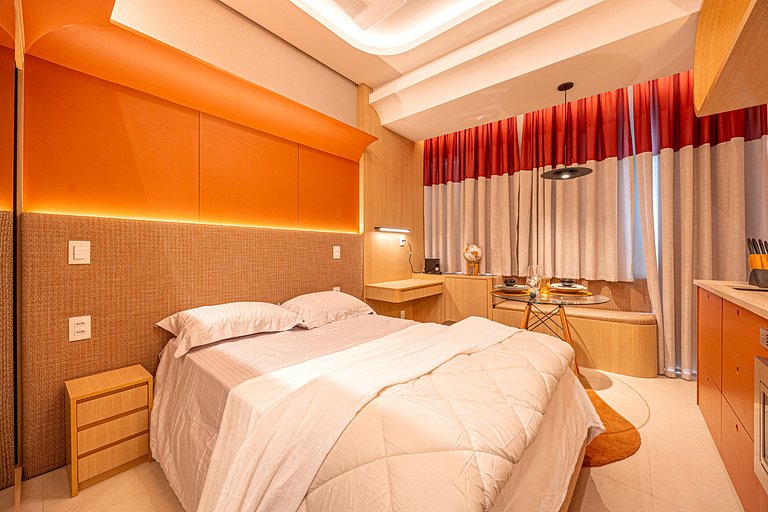 Studio Premium na Al. Santos | Metrô e Paulista