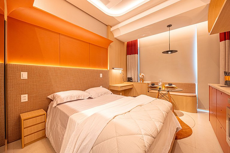 Studio Premium na Al. Santos | Metrô e Paulista