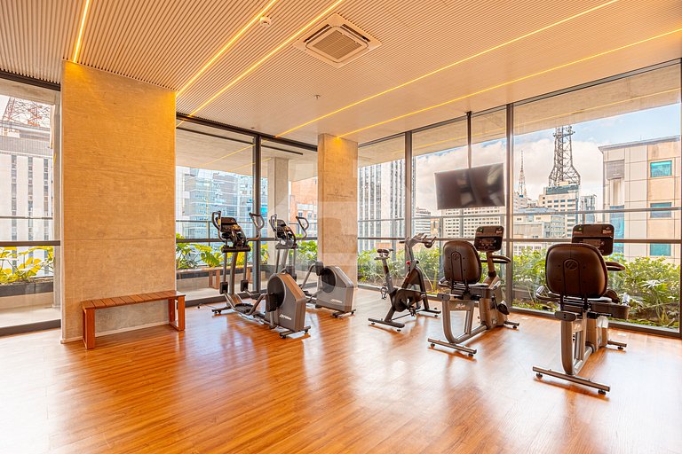 Studio Premium na Al. Santos | Metrô e Paulista