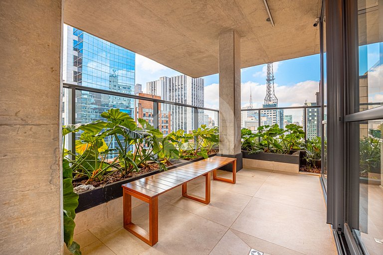 Studio Premium na Al. Santos | Metrô e Paulista