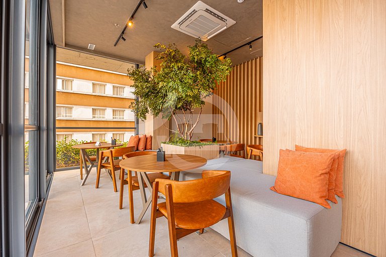 Studio Premium na Al. Santos | Metrô e Paulista