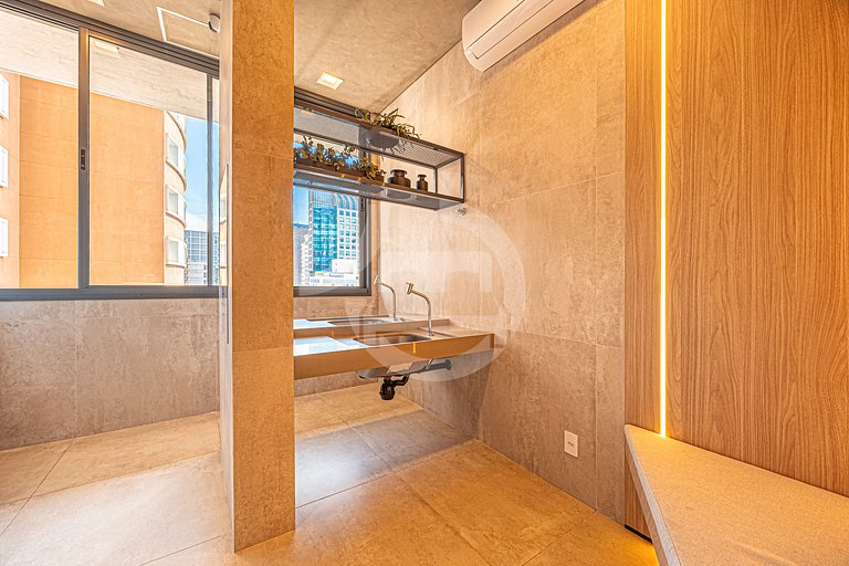 Studio Premium na Al. Santos | Metrô e Paulista