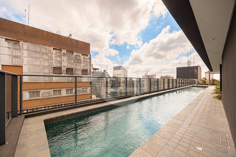 Studio Premium na Al. Santos | Metrô e Paulista