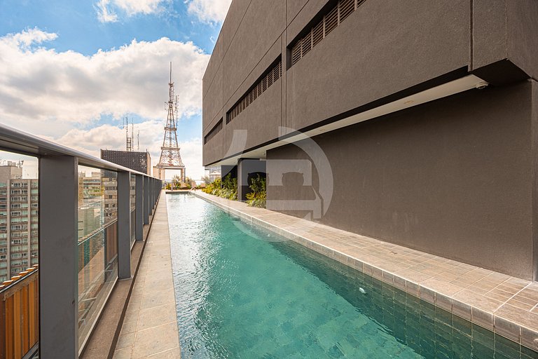 Studio Premium na Al. Santos | Metrô e Paulista