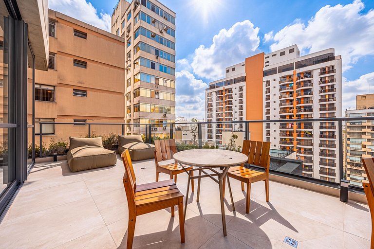 Studio Premium na Al. Santos | Metrô e Paulista