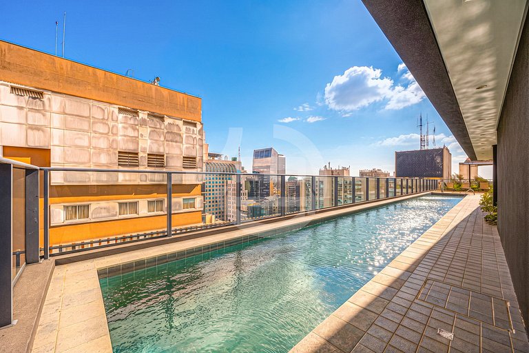 Studio Premium na Al. Santos | Metrô e Paulista
